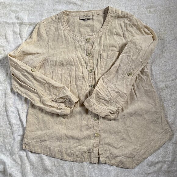Jones New York Sport 100% Linen Shirt | L | EUC - Picture 1 of 6